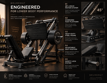 BRUMEMAT FORGE L1™ Professional Leg Press System