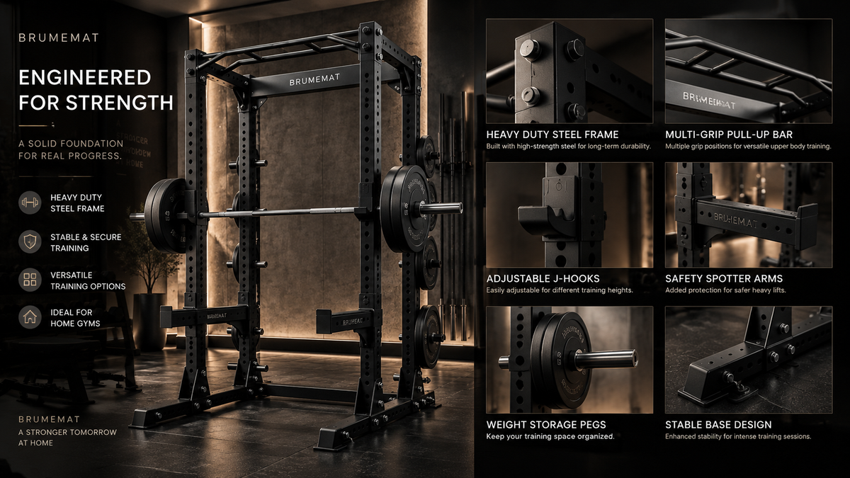 BRUMEMAT FORGE R1™ Professional Strength Rack System
