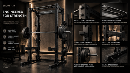 BRUMEMAT FORGE R1™ Professional Strength Rack System