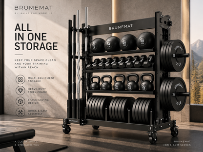 BRUMEMAT EQUIP S1™ Premium Gym Storage System