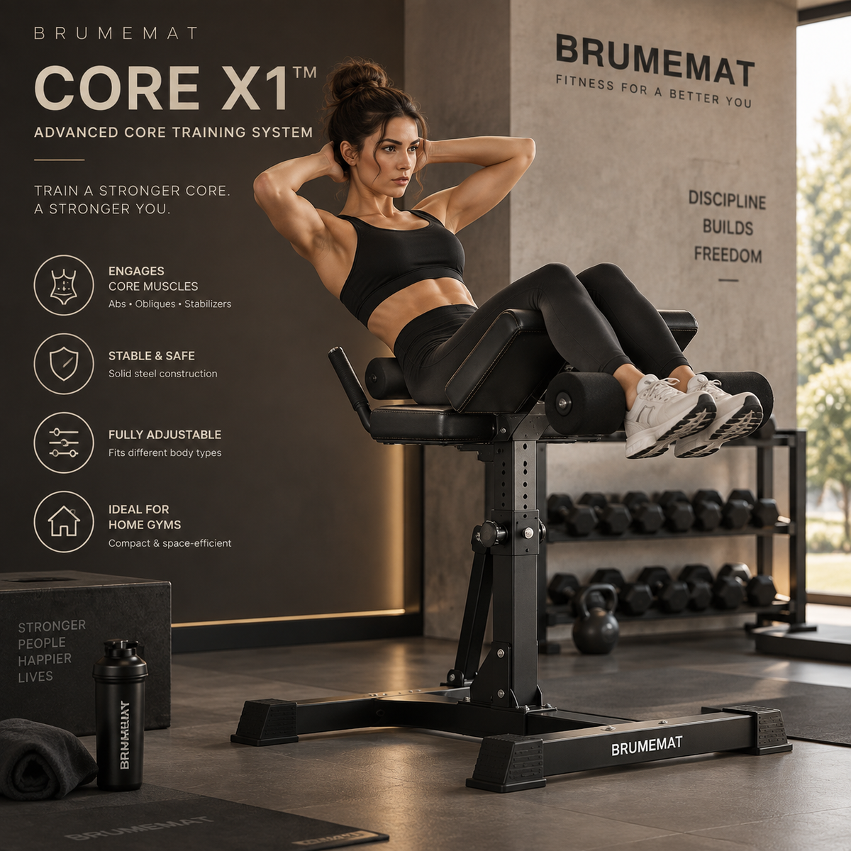 BRUMEMAT CORE X1™ Advanced Core Stability Training System