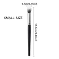 Pointillator brush Blush brush Pure wool flat head Cangzhou makeup brush Soft bristle wooden handle Beauty tool