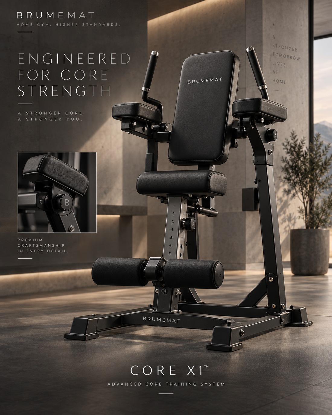 BRUMEMAT CORE X1™ Advanced Core Stability Training System